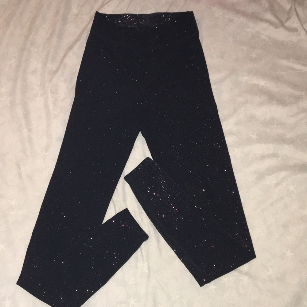 PINK Victoria’s Secret Velvety Sparkle Leggings